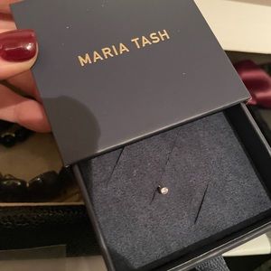 Maria Tash Invisible Set Diamond threaded back stud, 2.5mm